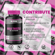 RIPPD Milk Thistle 120 Capsules