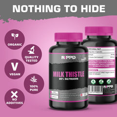 RIPPD Milk Thistle 120 Capsules