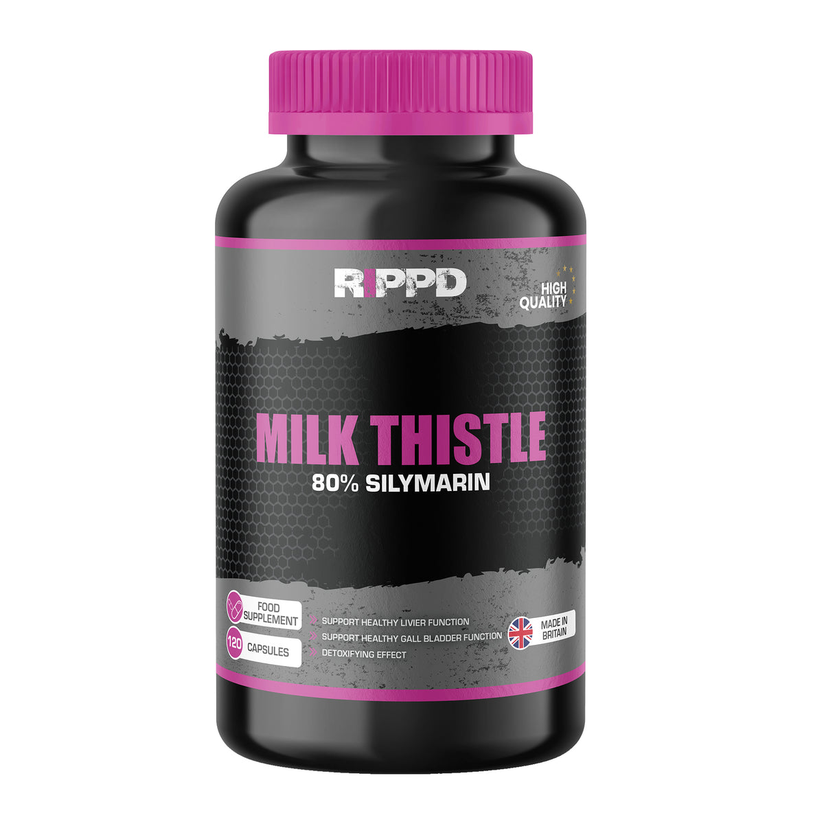 RIPPD Milk Thistle 120 Capsules