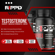RIPPD TESTRIPPD Testosterone Booster 60 Capsules