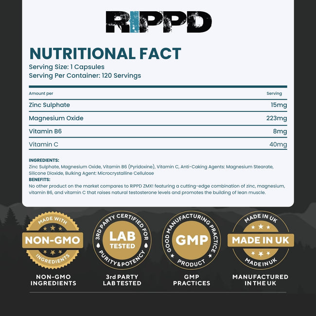 RIPPD ZMB6RIPPD 120 Tablets