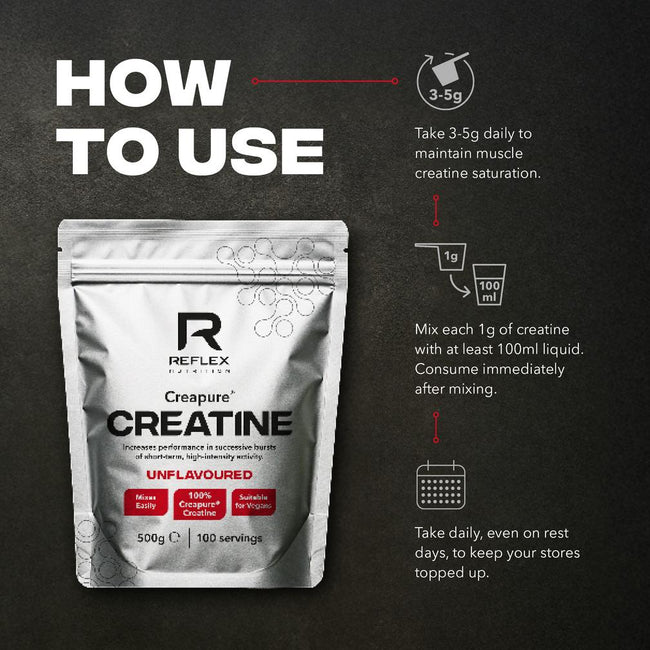 Reflex Nutrition Creatine Creapure Monohydrate 500g Powder
