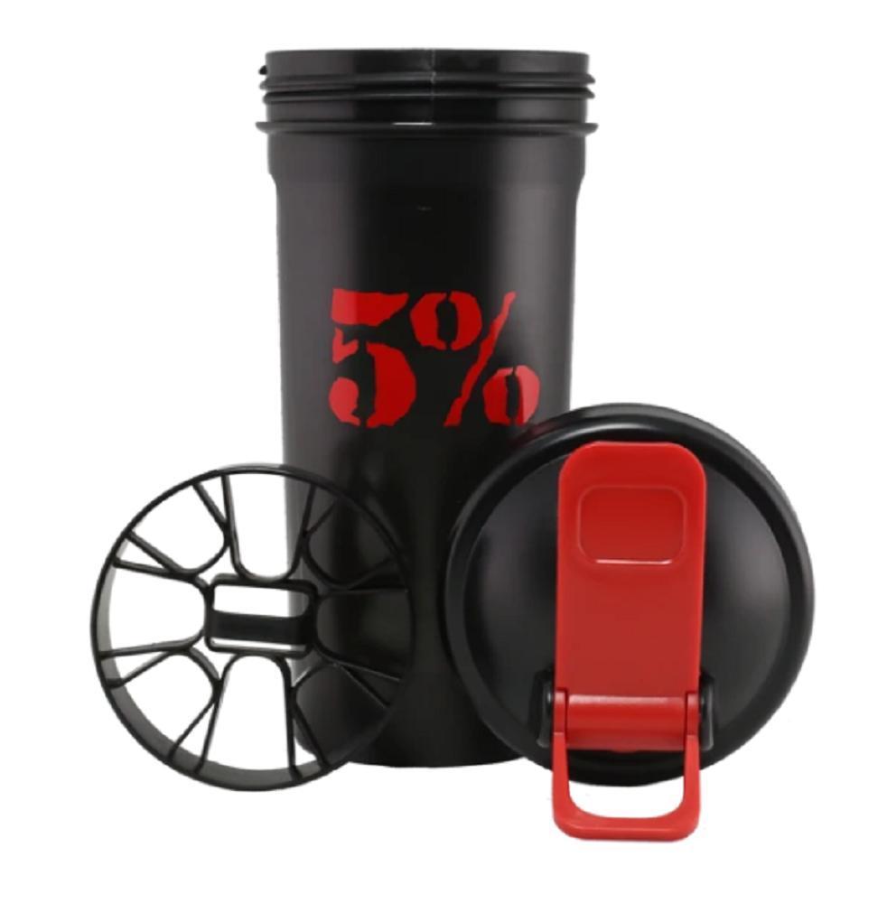 Rich Piana 5% Nutrition Kill It Shaker With Hook 600ml Black