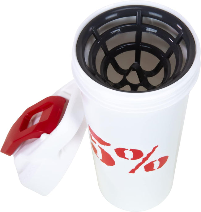Rich Piana 5% Nutrition Shaker Bottle 600ml White / Red