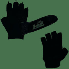 Schiek Sports Equipment Lifting Gloves With Wrist Support Model 540