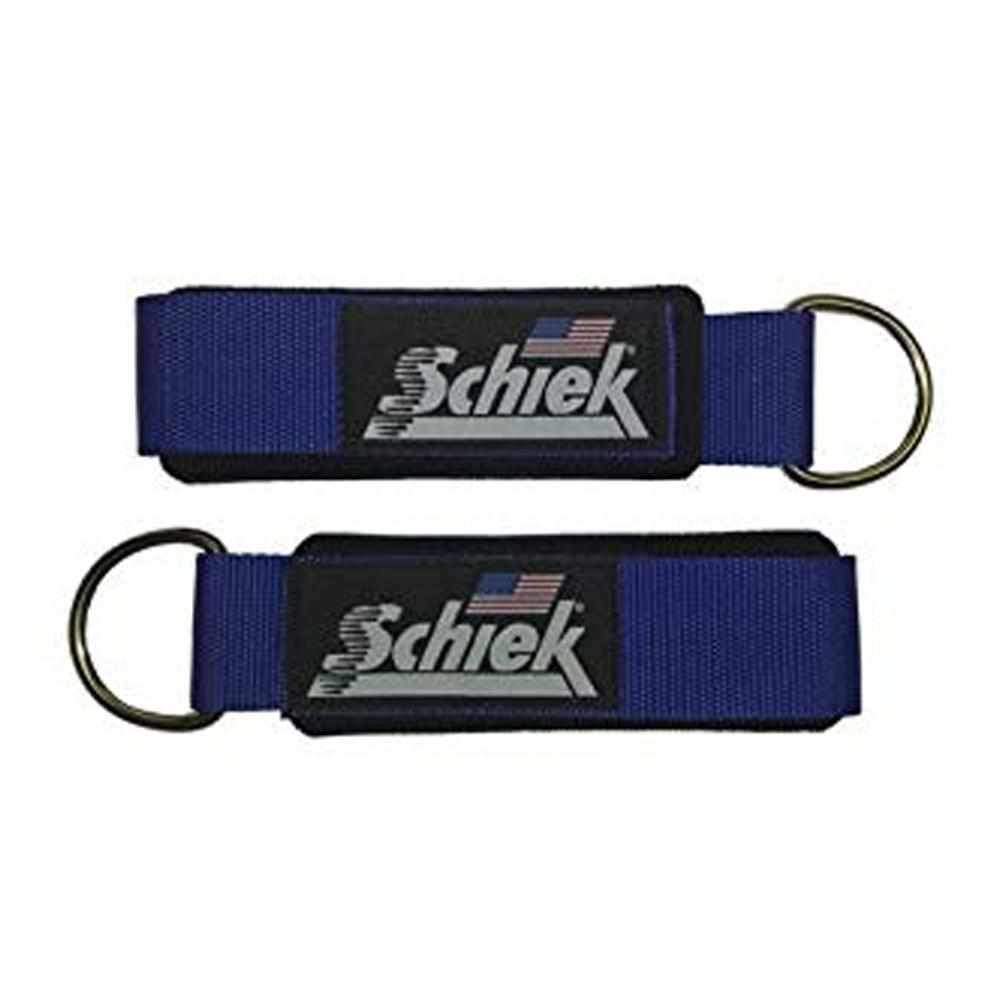 Schiek Sports Model 1700 Ankle Straps (Royal)-Gloves Belts Wraps-londonsupps