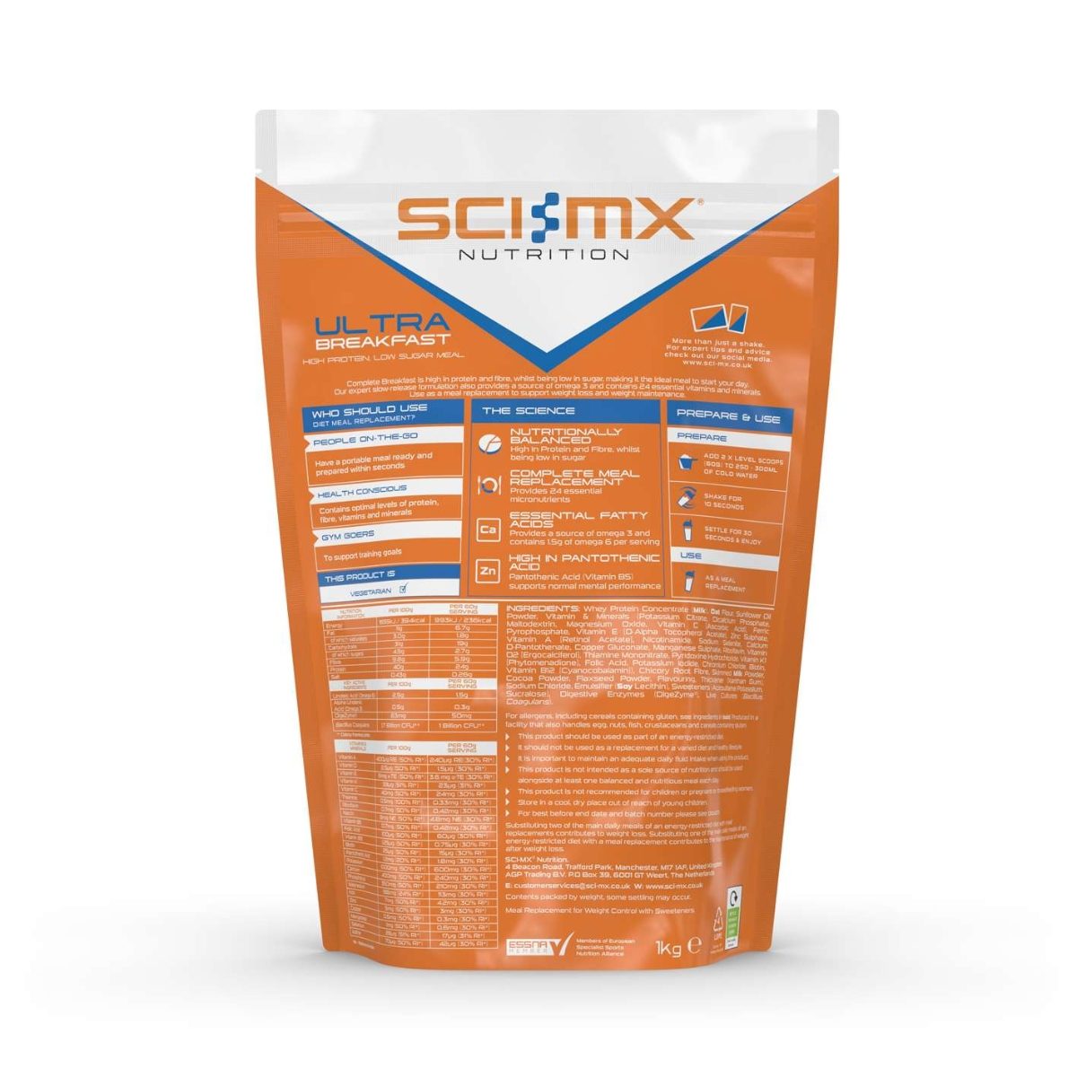 Sci-Mx Nutrition Breakfast Blend 550g