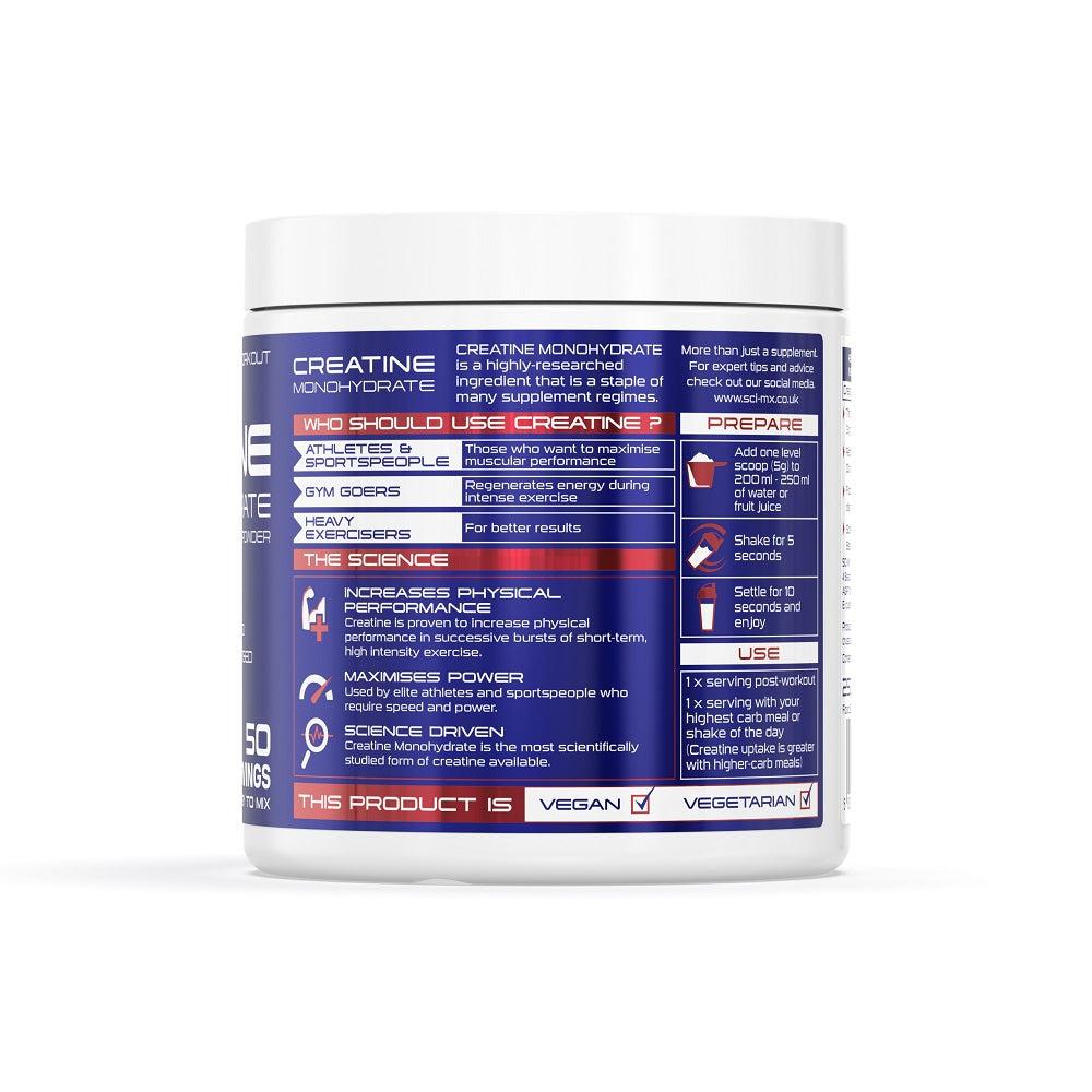 Sci-Mx Nutrition Creatine Monohydrate 250g