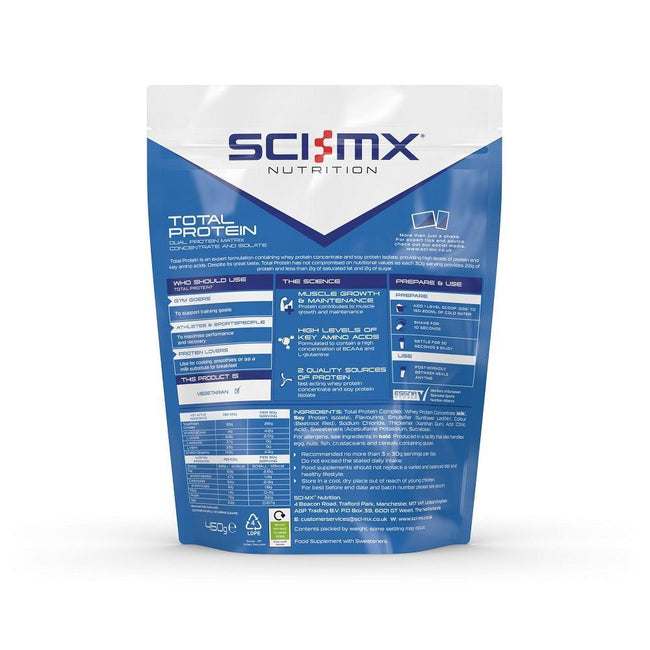 Sci-Mx Nutrition Total Protein 450g