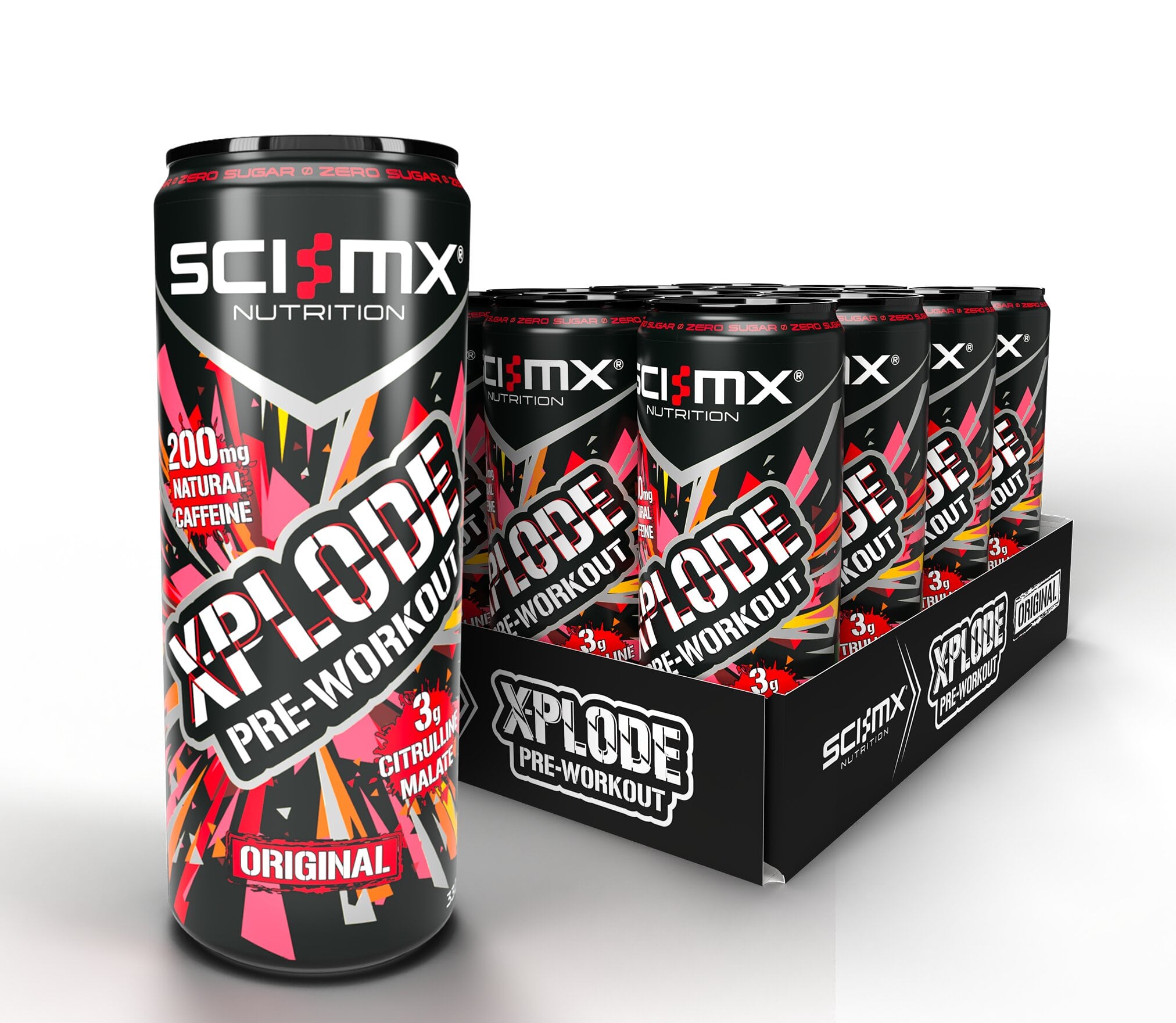 Sci-Mx Nutrition X-Plode Pre-Workout 12x330ml