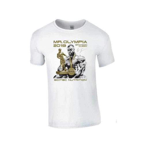 Scitec Nutrition Mr.Olympia 2019 Brandon Curry T-Shirt White