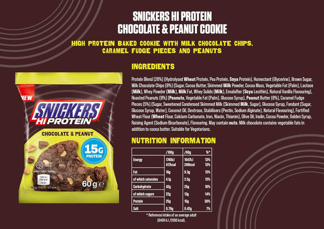 Snickers Hi Protein Cookie 1x60g
