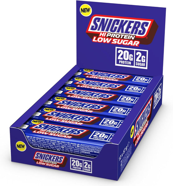 Snickers Hi Protein Low Sugar Bar 12x57g