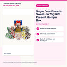 Sugar Free Diabetic Sweets 5x75g Gift Present Hamper Box – gift guide infographic