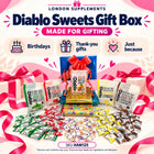 Sugar Free Diabetic Sweets 5x75g Gift Present Hamper Box – gifting occasions infographic