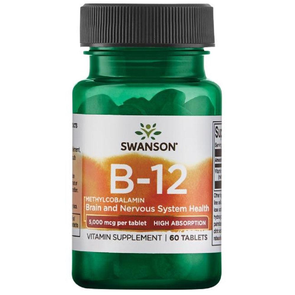 Swanson B-12 Methylcobalamin 2500mcg 60 Tablets