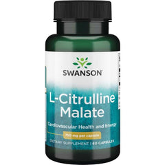 Swanson L-Citrulline Malate Complex 750MG 60 Capsules