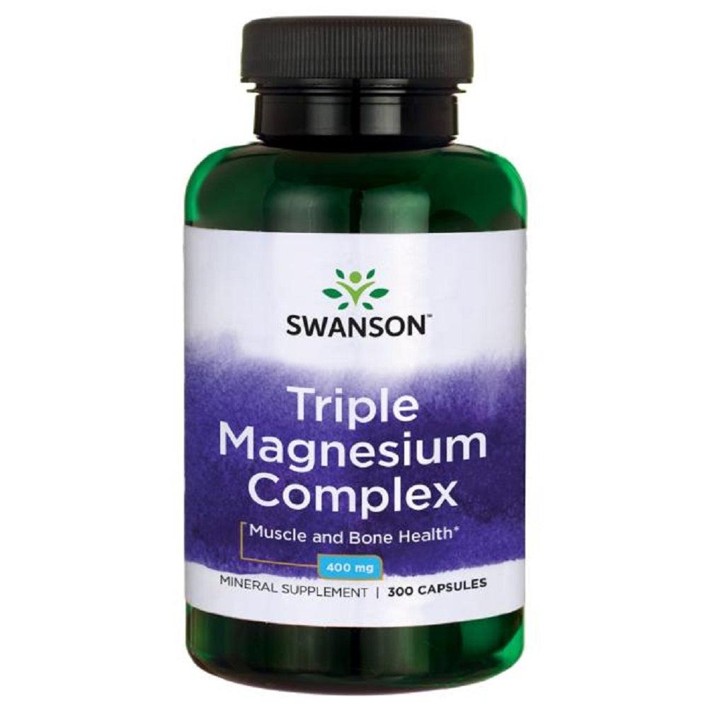 Swanson Triple Magnesium Complex 400MG 100 Capsules