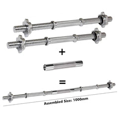 TnP Accessories Chrome Dumbbell Connector-Bars & Collars-londonsupps