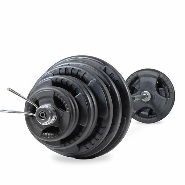 TnP Accessories Olympic TriGrip Rubber Weight Plate Set-Barbell Sets-londonsupps