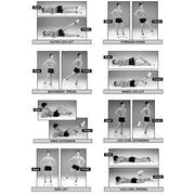 TnP Accessories Ankle Resistance Tube Set 20/30/35Lb Strength + Bag