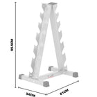 TnP Accessories Dumbbells Rack -Silver- XQRY-A30