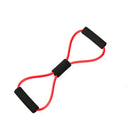 TnP Accessories Figure 8 Resistance Band Pair Red – individual band shown, view 3