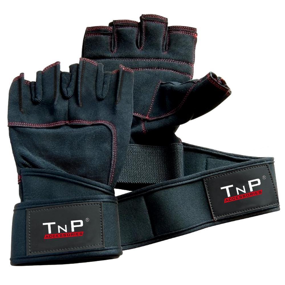 TnP Accessories Leather Gloves With Wrist Wraps HFG-147.4A