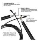 TnP Accessories Speed Cable Skipping Rope-Functional Training-londonsupps