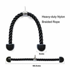 TnP Accessories Tricep Rope - Double-Cable Attachments-londonsupps