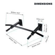 TnP Accessories Wall Mount Pull Up Bar-Bars & Collars-londonsupps