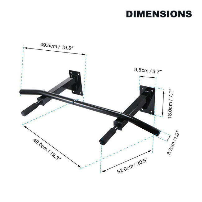TnP Accessories Wall Mount Pull Up Bar-Bars & Collars-londonsupps