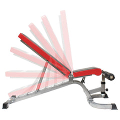TnP Accessories Weight Bench- Red/Black -XQSB-58