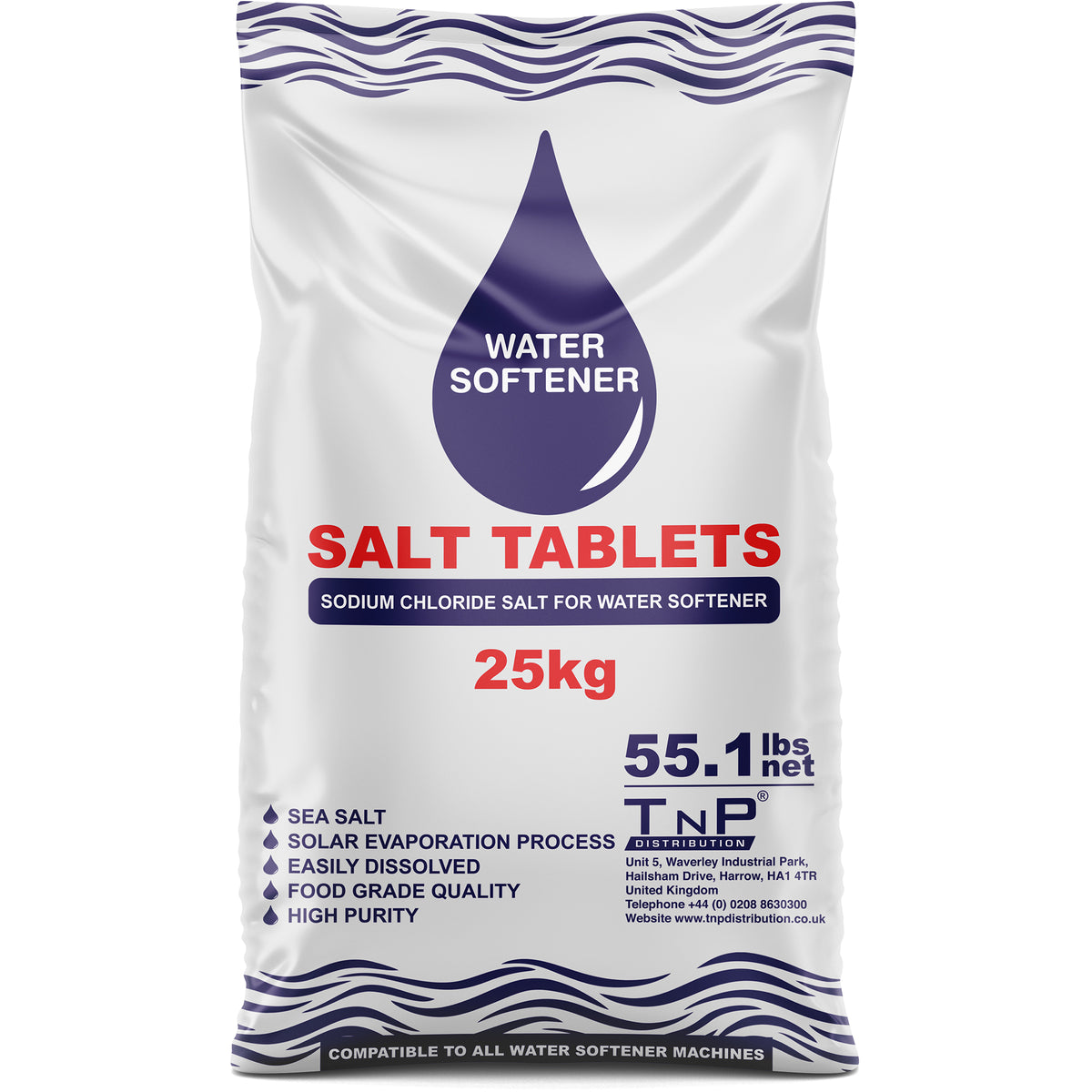 TnP Distribution Water Softener Tablets 25kg Collection Price £11.99