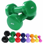 Tnp Accessories Solid Vinyl Soft Touch Dumbbell Pair