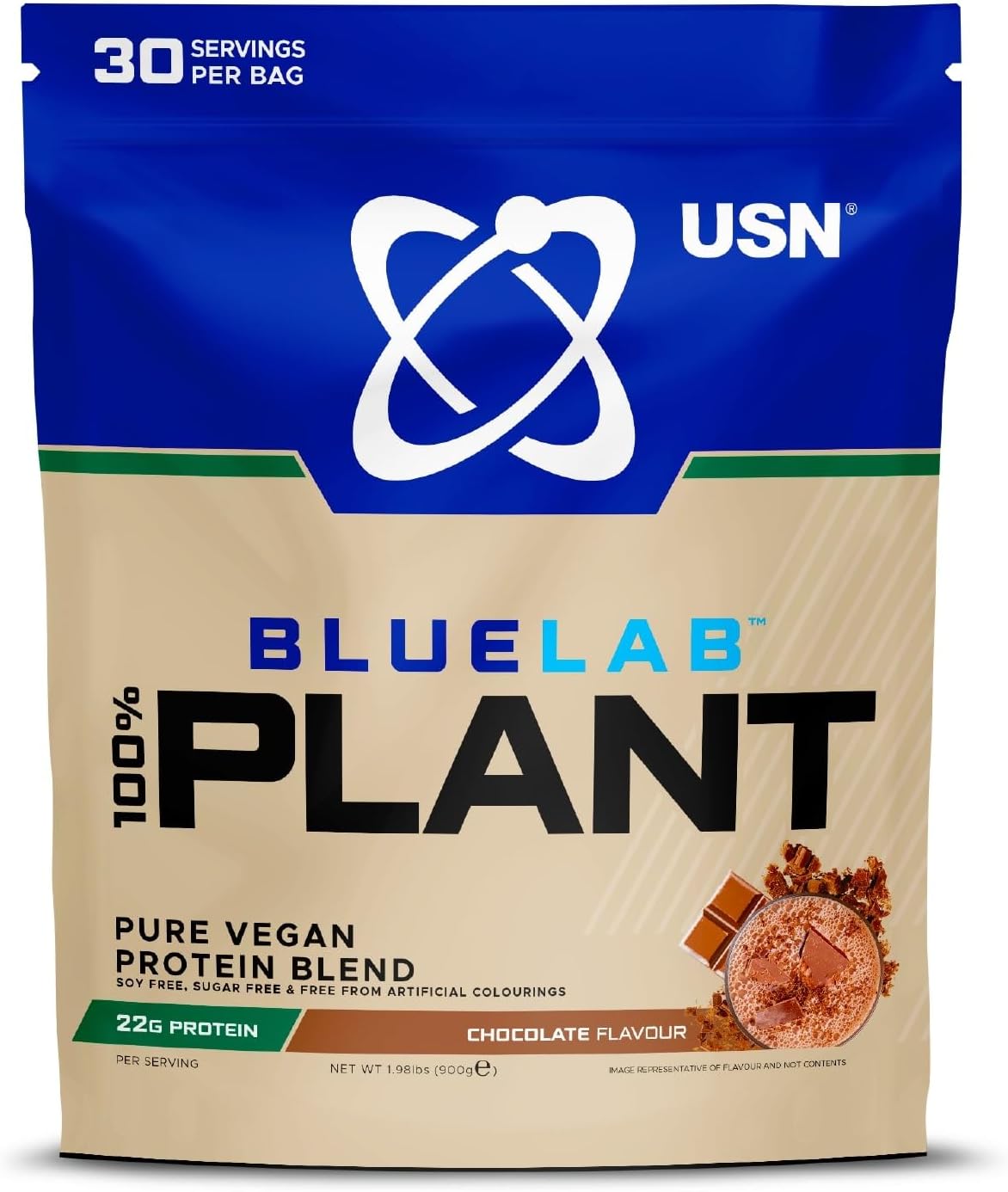 USN 100% Plant Protein 900g Powder