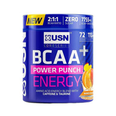 USN BCAA Power Punch+ Energy 400g Powder-Amino Acids-londonsupps