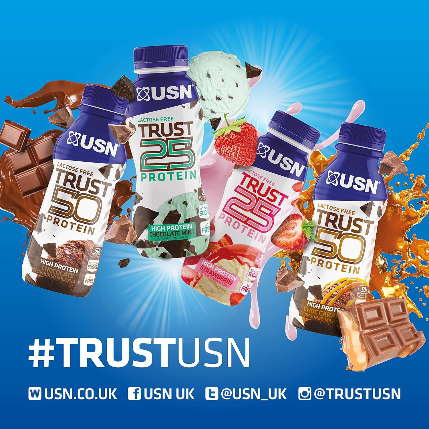 USN Trust 50 Protein RTD 6x500ml