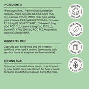 Udo's Choice Digestive Enzyme Blend 60 VCapsules