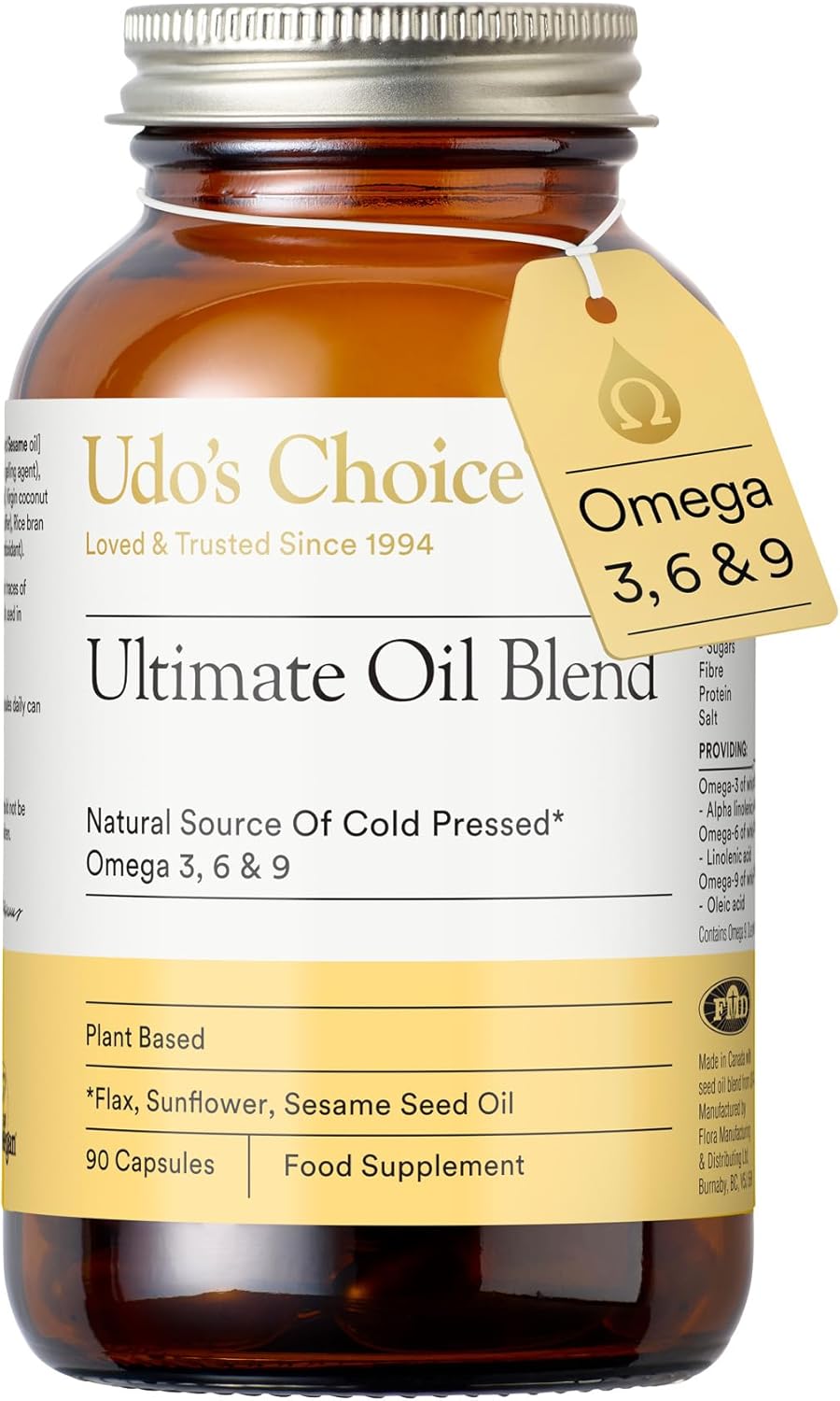 Udo's Choice Ultimate Oil Blend 90 Capsules