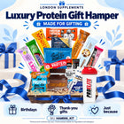 Ultimate Protein Gift Hamper – 18-Piece Sports Nutrition Gift Box with Protein Bars, Cookies, Flapjacks, Shaker & Supplements – gifting occasions infographic