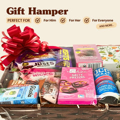 Vegan Vegetarian Food Gift Hamper Basket Sweet Chocolate Selection Bars Snacks