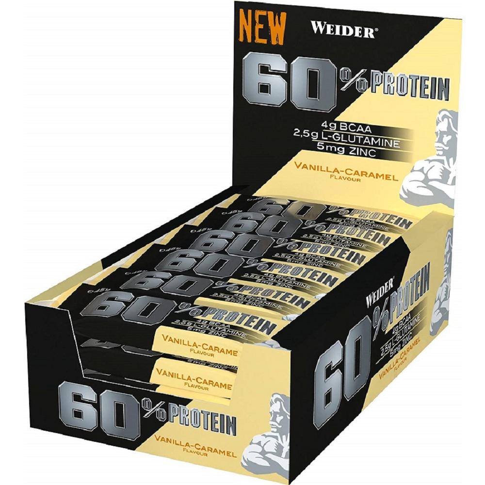 Weider Nutrition 60% Protein Bar 24x45g