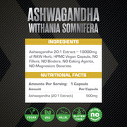 XCelerate Nutrition Ashwagandha Capsules
