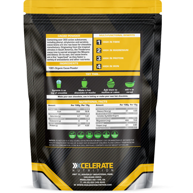 XCelerate Nutrition Cacao Powder