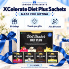 XCelerate Nutrition Diet Plus Sachets Box – gifting occasions infographic