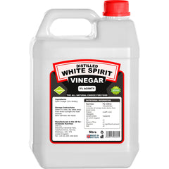 XCelerate Nutrition Distilled White Spirit Vinegar-White Spirit Vinegar-XCelerate Nutrition-5 Litres-London Supplements