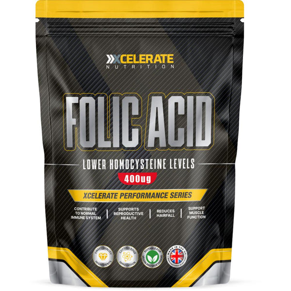 XCelerate Nutrition Folic Acid Tablets