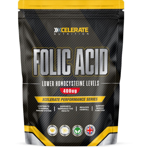 XCelerate Nutrition Folic Acid Tablets