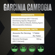 XCelerate Nutrition Garcinia Cambogia Tablets